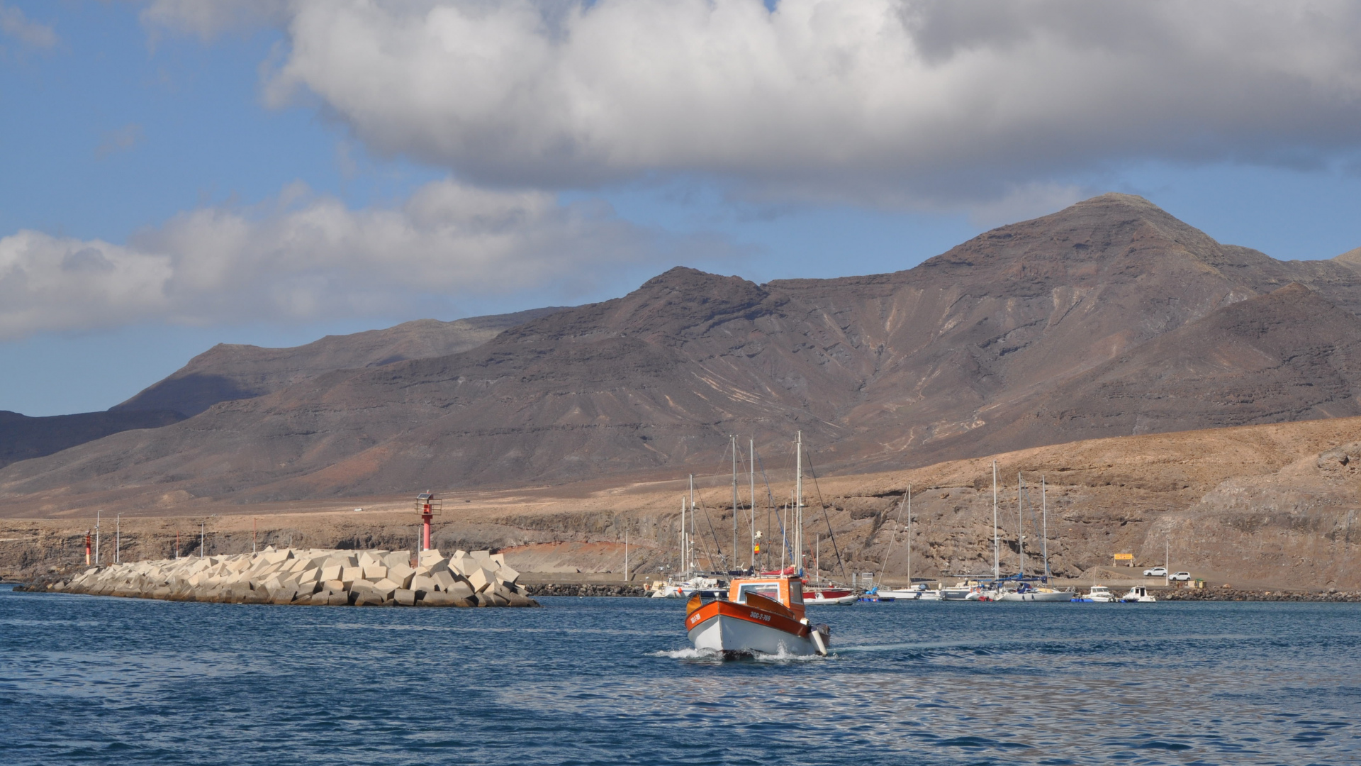 Boat & Mountains